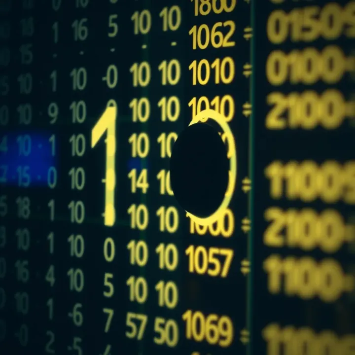 Converting Binary Numbers to Decimal with a Practical Example Visual example showing the conversion of a binary number into its decimal equivalent using multiplication and addition