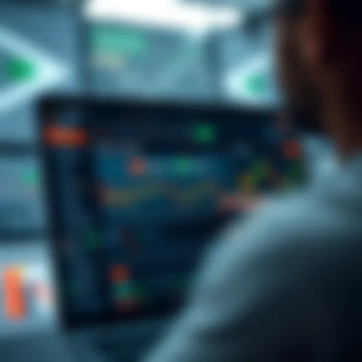 Dashboard of a trading app showing zero brokerage benefits and stock market charts
