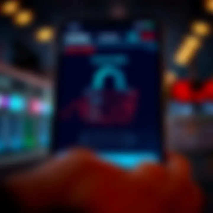 Secure login screen highlighting encryption and authentication features for trading app security