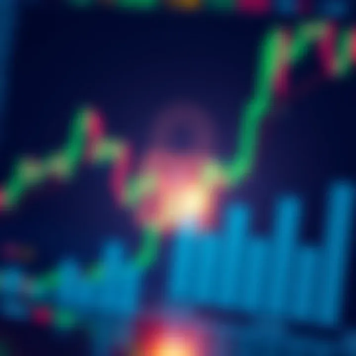 Secure digital padlock symbol overlaid on a financial chart representing security and compliance in trading apps