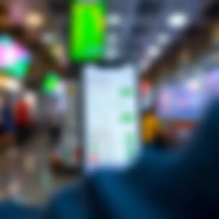 Mobile phone displaying a user-friendly trading app interface with minimal investment options