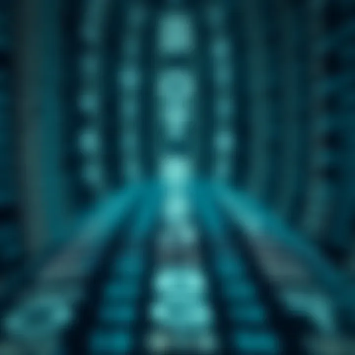 Illustration of binary search dividing a sorted list into halves to efficiently locate a target value