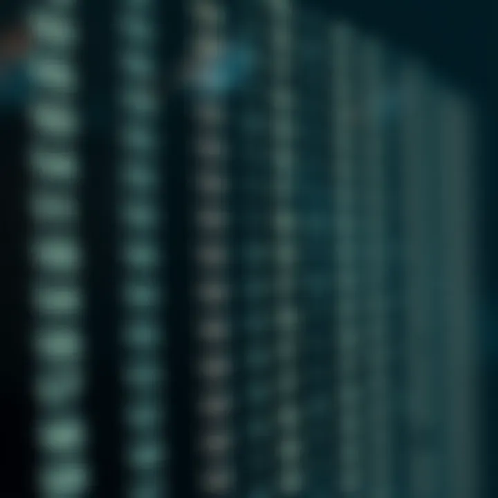 Binary Search Algorithm Demonstration Illustration of binary search algorithm dividing an array for efficient searching