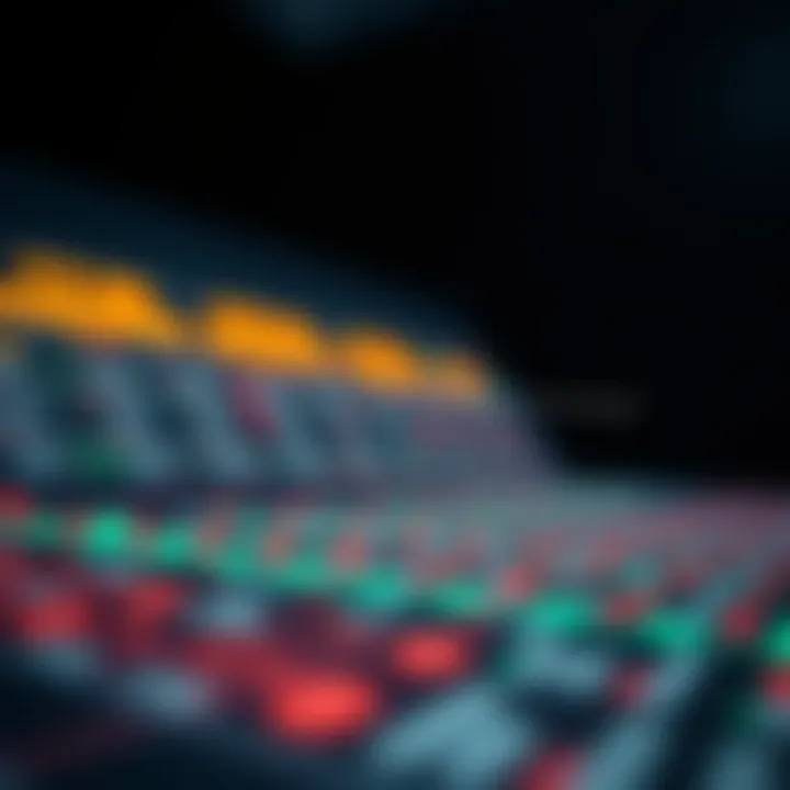 Diagram illustrating linear search scanning through unsorted data sequentially