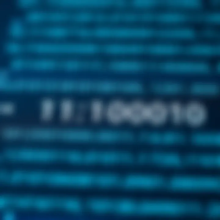 Diagram illustrating the conversion of a decimal number into its equivalent binary digits