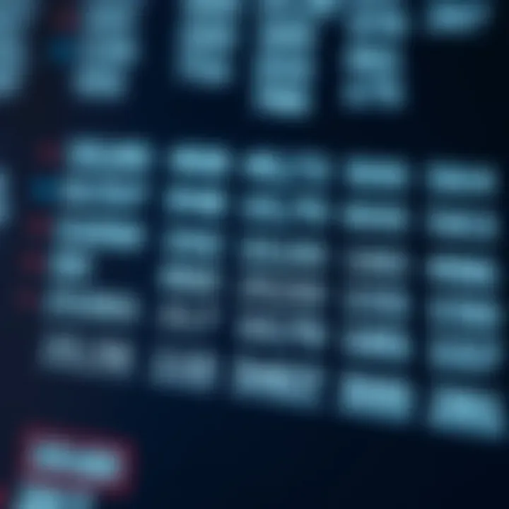 Chart showing conversion between decimal and binary numeral systems