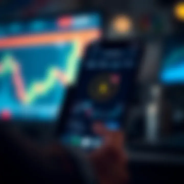 Secure mobile trading platform highlighting features like security badges, fee structure, and regulatory compliance