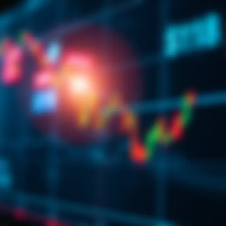 Bearish chart pattern showing downward price trend signaling potential decline in market