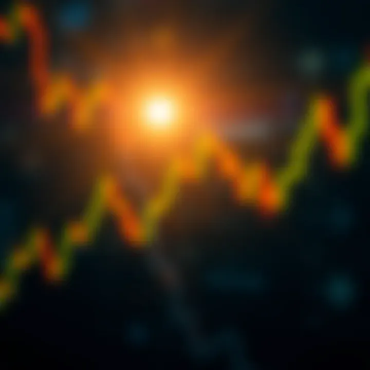 Morning star candlestick formation representing a market reversal from bearish to bullish sentiment