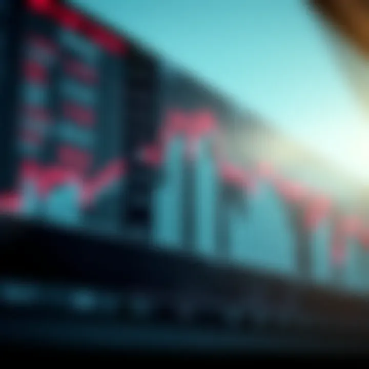 Graph showing upward and downward trends in Nifty options trading with key indicators