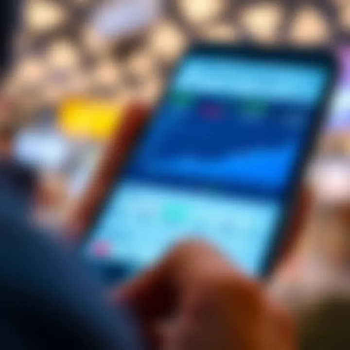 Overview of Opinion Trading Apps in India Mobile phone screen showing various opinion trading app interfaces with charts and user ratings