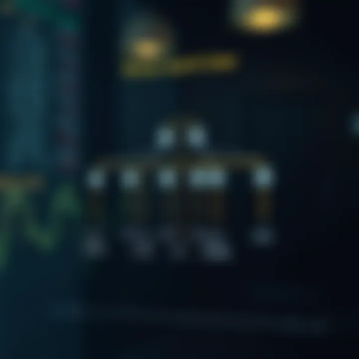 Diagram of a binary search tree with nodes and probabilities assigned to each key illustrating optimal structure