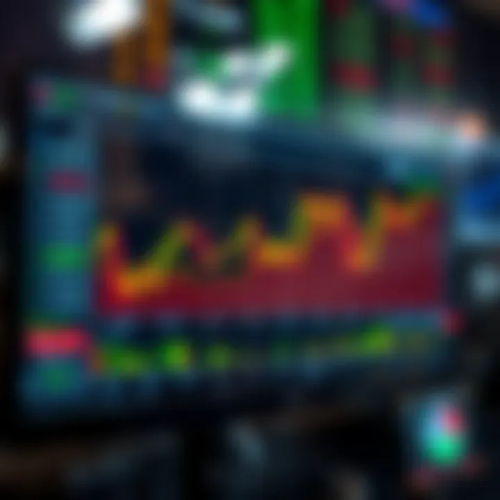 Chart showing risk management techniques tailored for intraday trading