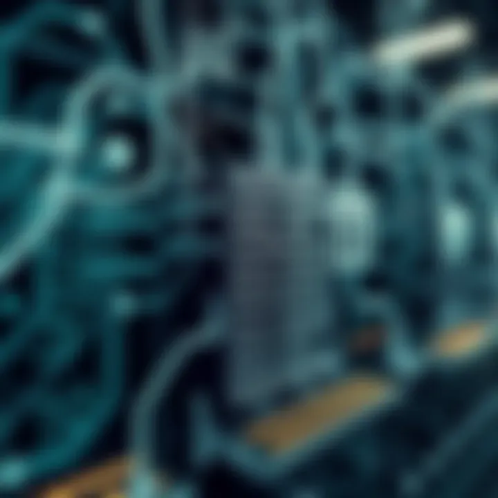 Transformation of Binary Code into Computer Operations Representation of binary code transforming into computer operations through interconnected circuitry