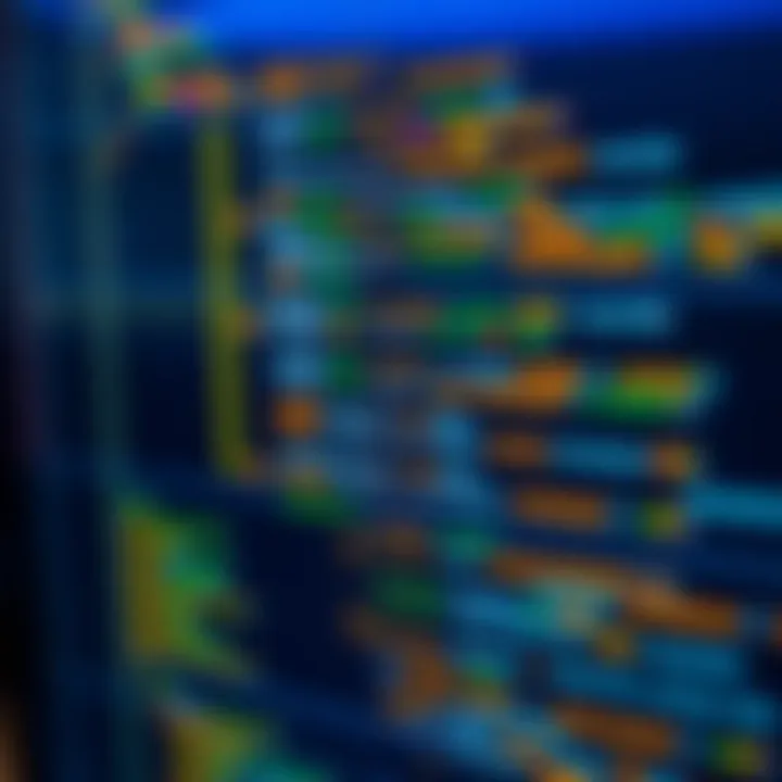 Code snippet demonstrating binary search implementation in a programming environment