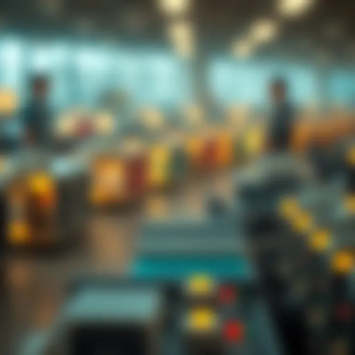 Diagram comparing linear search algorithm scanning elements sequentially