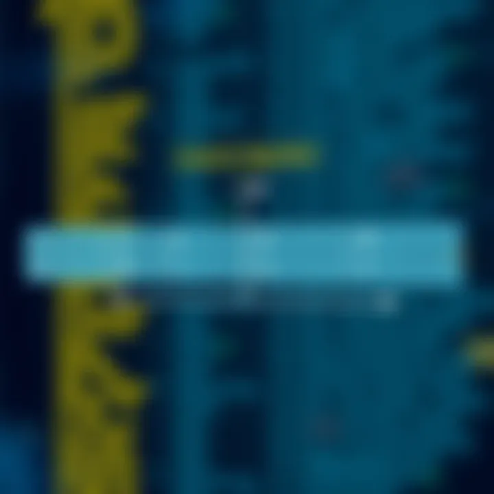 Diagram illustrating the linear search algorithm highlighting sequential examination of each element