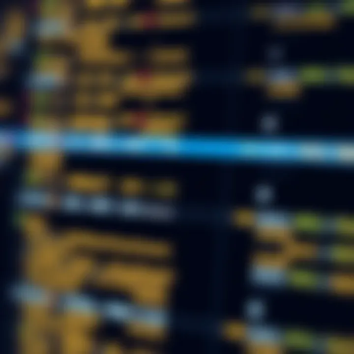 Visualization of linear search scanning elements sequentially in a list