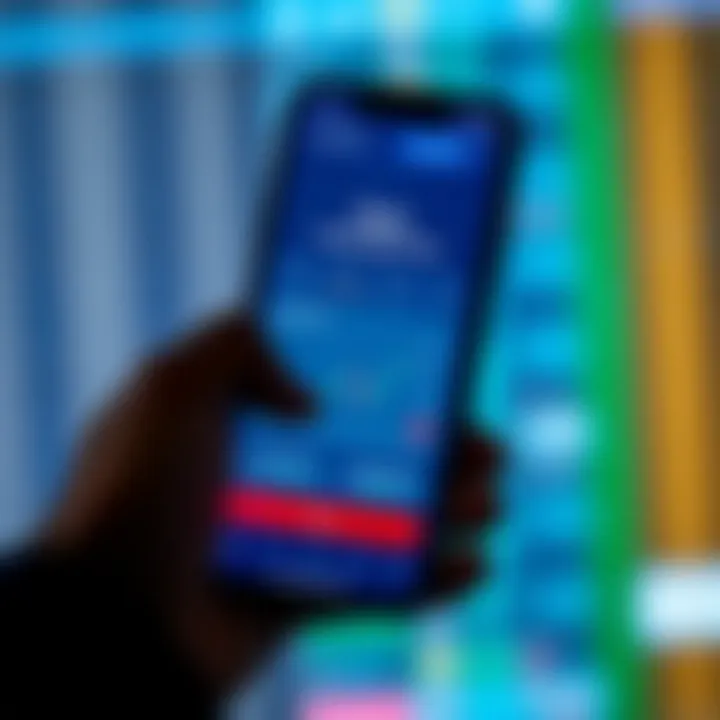 Mobile phone displaying a stock trading app interface highlighting zero brokerage fees