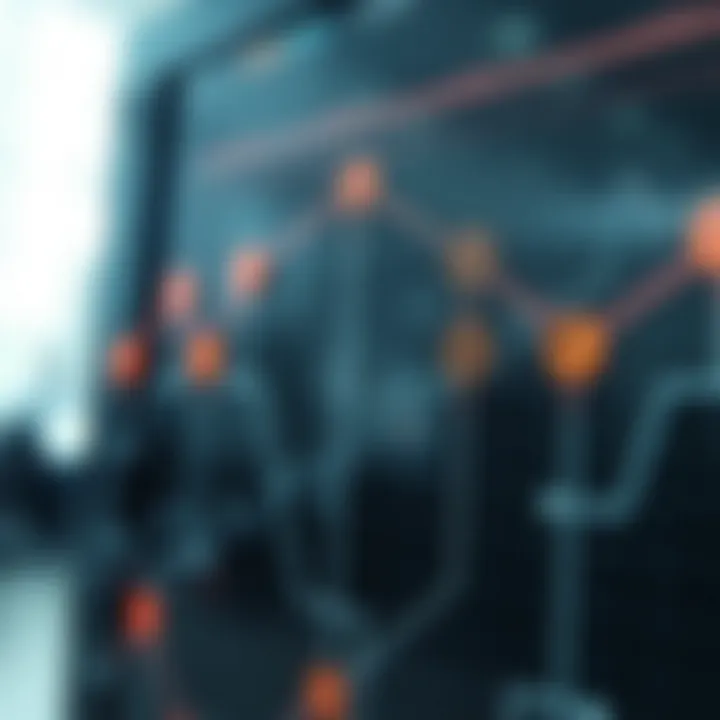 Diagram illustrating the structure of a binary search tree with nodes connected to highlight optimal search paths