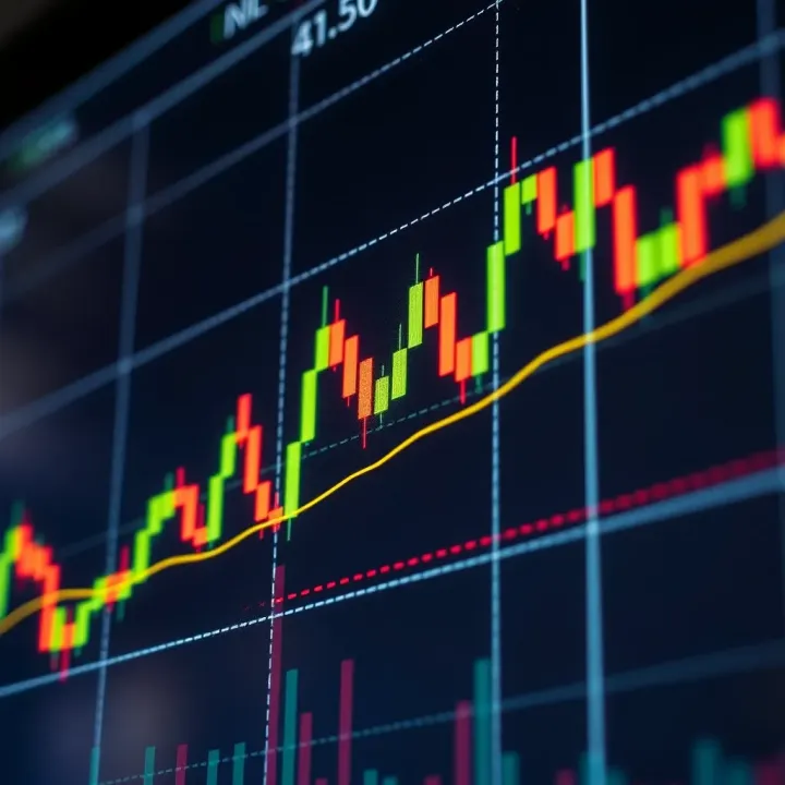 Bullish engulfing candlestick pattern signaling a potential upward market trend on a trading chart