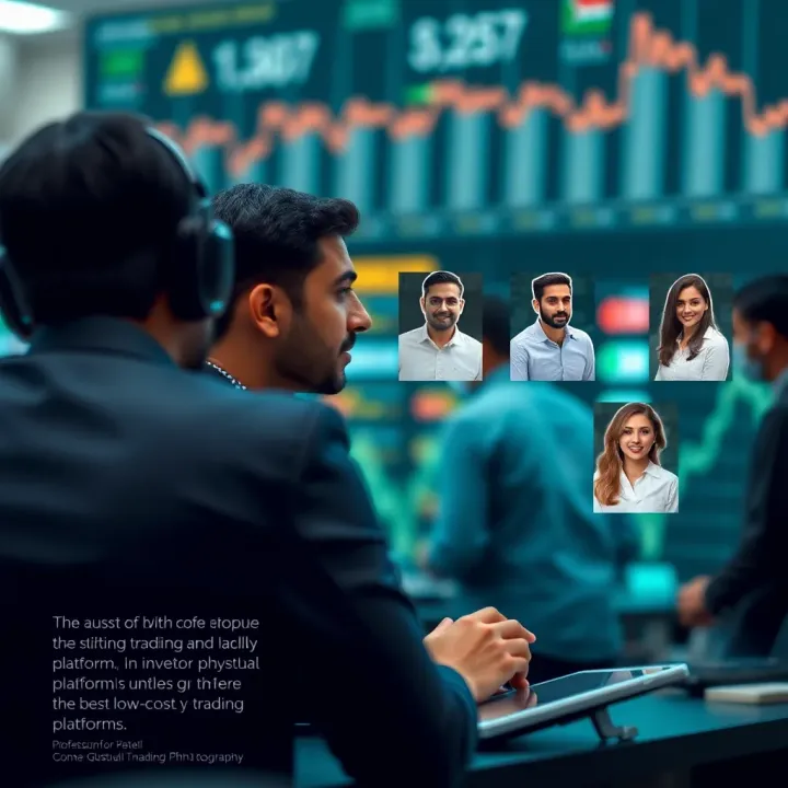 Illustration showing diverse investor profiles matching with suitable low-cost trading platforms