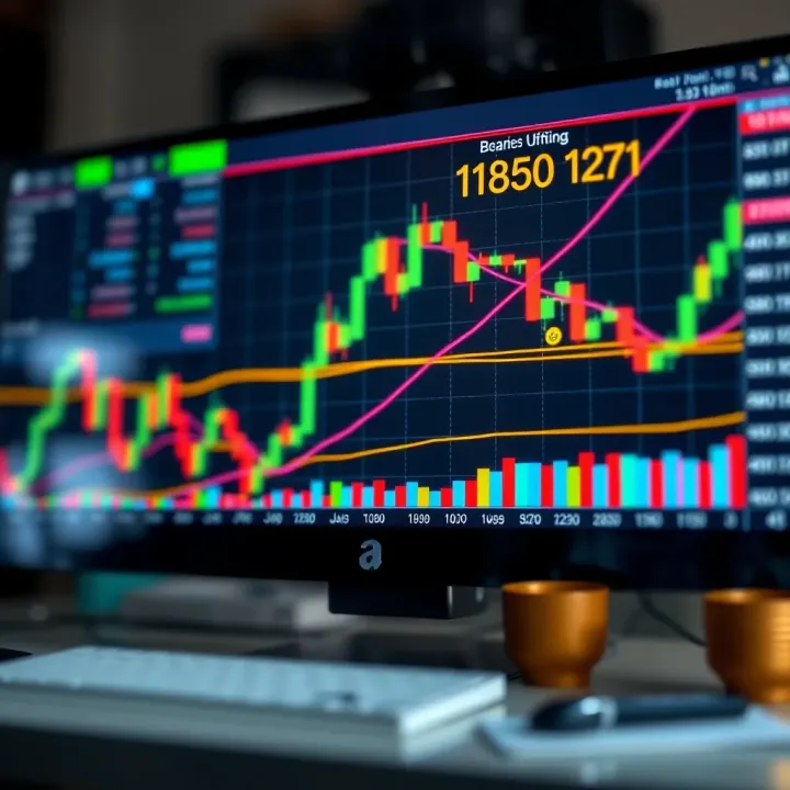 Illustration showcasing classic bullish and bearish chart patterns used in technical analysis