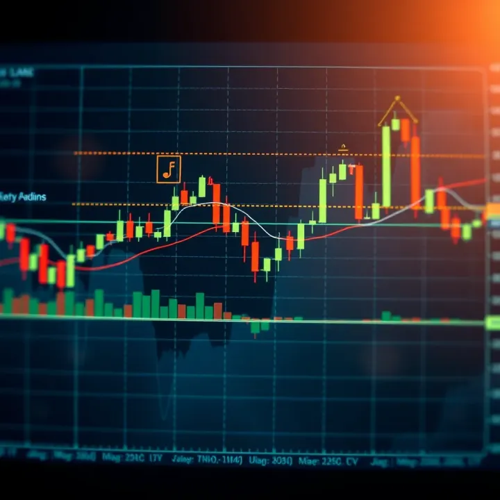 Diagram demonstrating how to identify key trading chart formations with annotations for entry and exit points