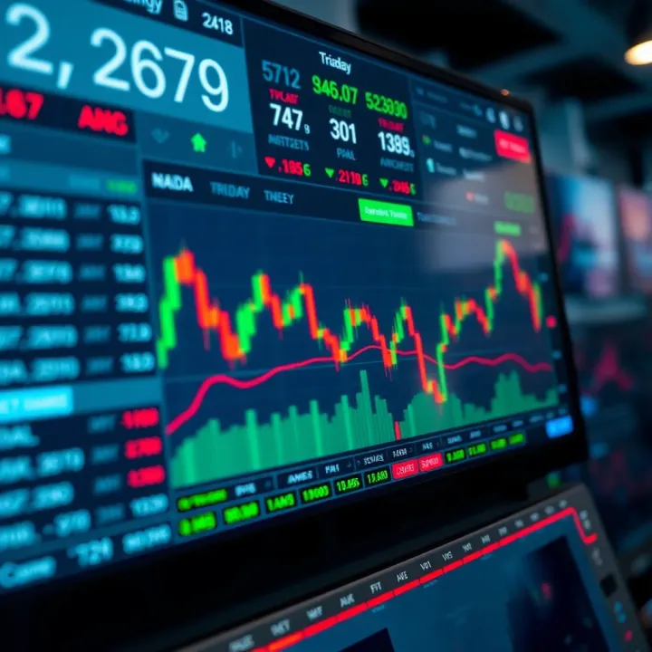 User interface of a leading global trading application showing real-time market data and trading options
