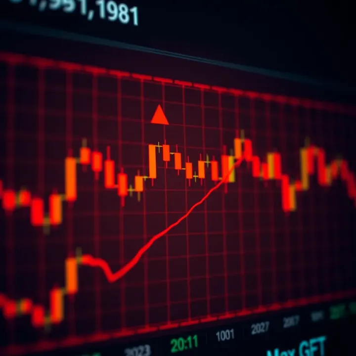 Diagram of doji candlestick pattern representing market indecision and potential trend change