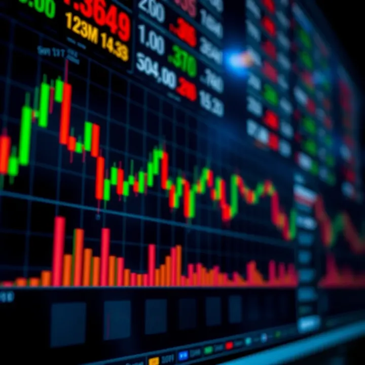 Bearish harami candlestick pattern suggesting possible downward trend in stock trading