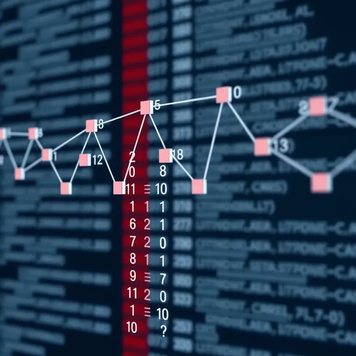 Diagram illustrating the structure of a binary search tree with nodes connected by branches