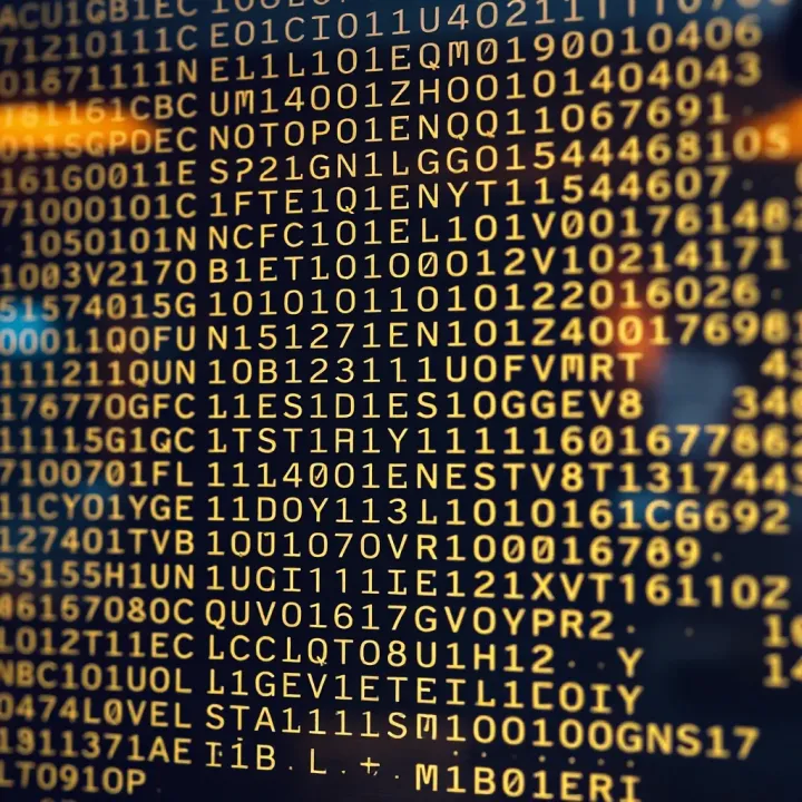 Binary Representation and ASCII Encoding Explained Diagram illustrating the binary representation of letters with corresponding ASCII codes