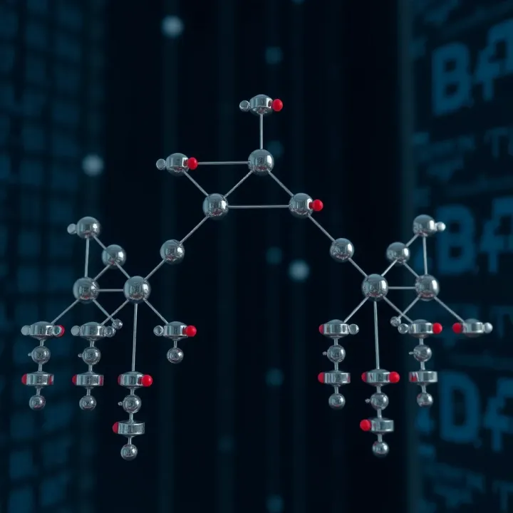 Diagram showcasing the hierarchical structure of a binary tree with nodes connected by branches