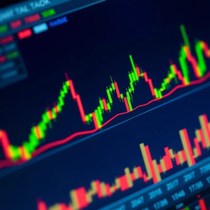 Chart depicting key chart patterns like head and shoulders and double tops used for stock price prediction