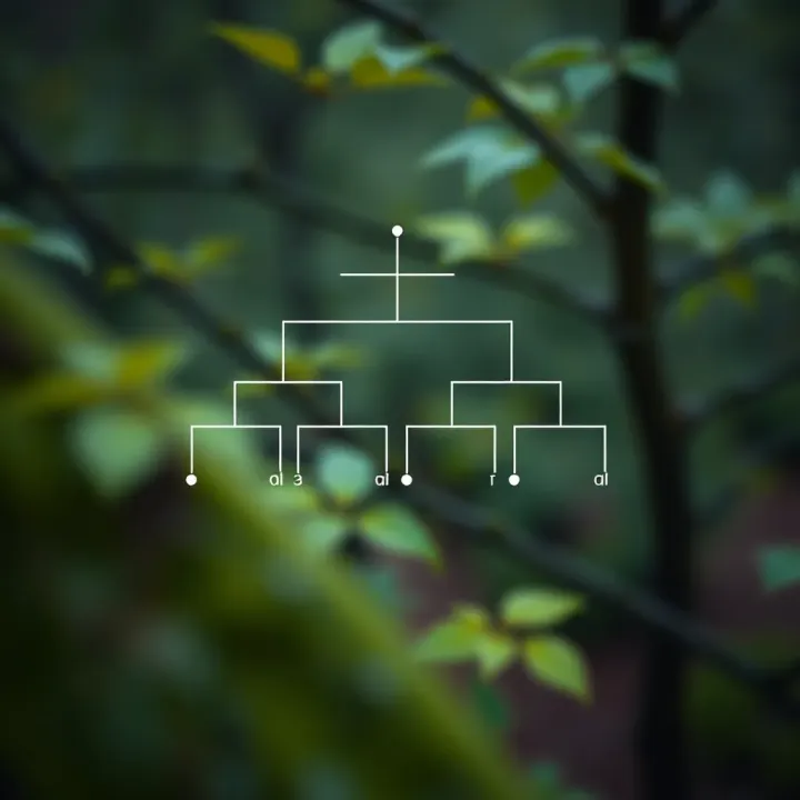 Binary Tree Structure with Level Order Arrangement Diagram of a binary tree showing nodes arranged by levels from root to leaves