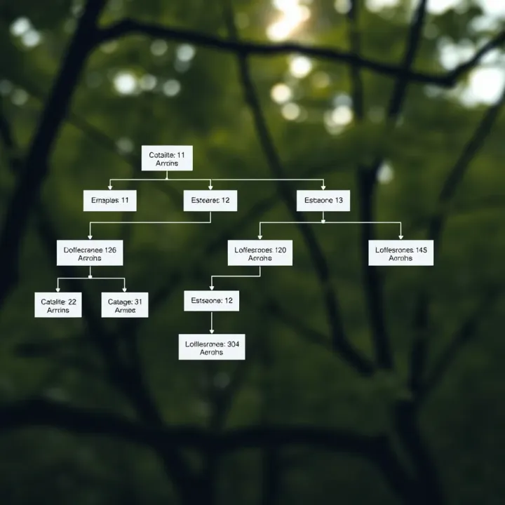 Flowchart showing recursive method to find Lowest Common Ancestor in a binary tree