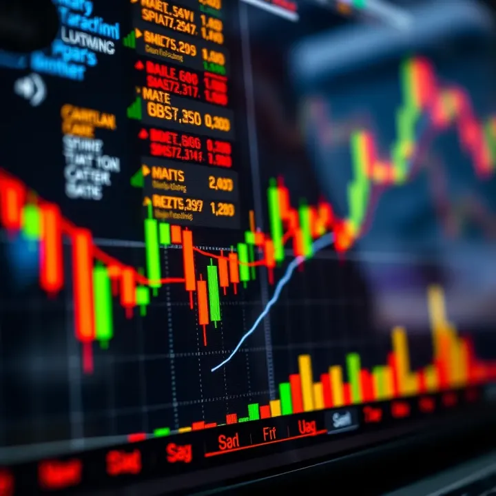 Chart illustrating practical application of candlestick patterns in trading strategy decisions