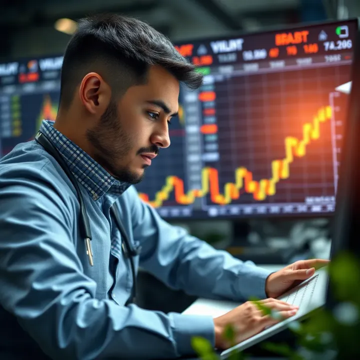 Applying New Chart Patterns to Strengthen Trading Strategies Illustration of a trader using updated chart patterns to enhance decision-making