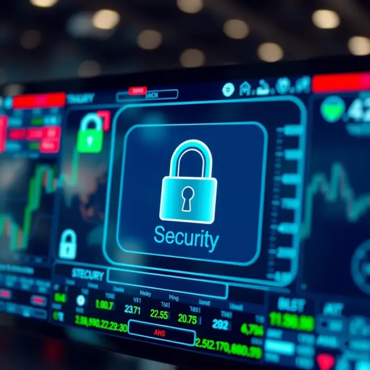 Secure login screen symbolizing safety measures in digital trading platforms