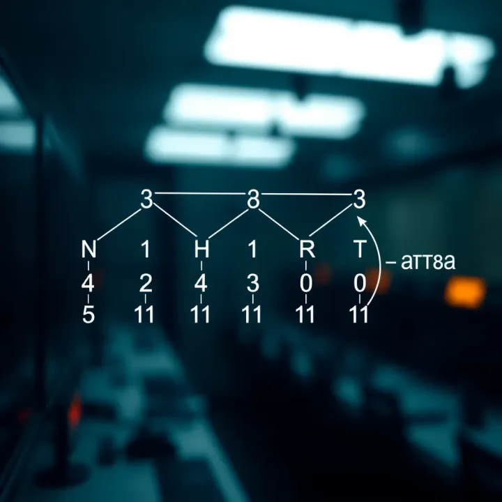 Diagram showing insertion operation in a binary search tree with nodes arranged in order