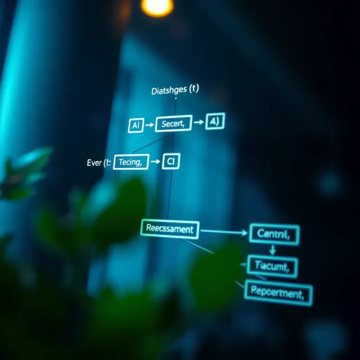 Flowchart demonstrating dynamic programming approach applied to constructing an optimal binary search tree
