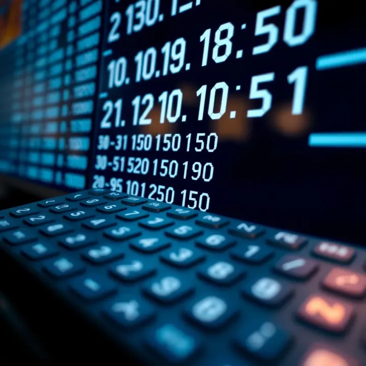 A digital interface showing binary number conversions and arithmetic operations